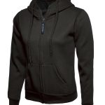Ladies Classic Full Zip Hooded Sweatshirt